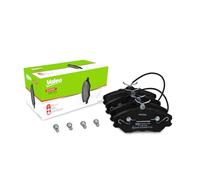 VALEO Imbottiture per freni Expert 302011A, Set di 4 imbottiture, Asse anteriore, Completamente dotato di accessori montati - Certificate ECE-R90