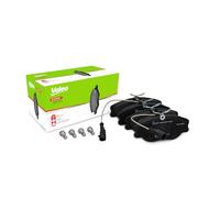 VALEO Imbottiture per freni Expert 302091A, Set di 4 imbottiture, Asse anteriore, Completamente dotato di accessori montati - Certificate ECE-R90