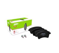 VALEO Imbottiture per freni Expert 302108A, Set di 4 imbottiture, Asse anteriore, Completamente dotato di accessori montati - Certificate ECE-R90