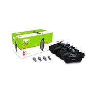 VALEO Imbottiture per freni Expert 302114A, Set di 4 imbottiture, Asse posteriore, Completamente dotato di accessori montati - Certificate ECE-R90