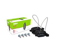 VALEO Imbottiture per freni Expert 302141A, Set di 4 imbottiture, Asse posteriore, Completamente dotato di accessori montati - Certificate ECE-R90