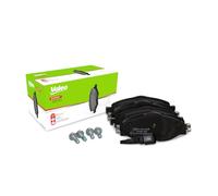 VALEO Imbottiture per freni Expert 302145A, Set di 4 imbottiture, Asse anteriore, Completamente dotato di accessori montati - Certificate ECE-R90