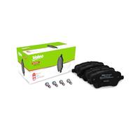 VALEO Imbottiture per freni Expert 302153A, Set di 4 imbottiture, Asse anteriore, Completamente dotato di accessori montati - Certificate ECE-R90