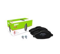 VALEO Imbottiture per freni Expert 302215A, Set di 4 imbottiture, Asse anteriore, Completamente dotato di accessori montati - Certificate ECE-R90