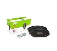 VALEO Imbottiture per freni Expert 302402A, Set di 4 imbottiture, Asse anteriore, Completamente dotato di accessori montati - Certificate ECE-R90