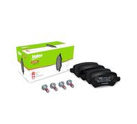 VALEO Imbottiture per freni Expert 302410A, Set di 4 imbottiture, Asse posteriore, Completamente dotato di accessori montati - Certificate ECE-R90