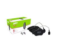 VALEO Imbottiture per freni Expert 302459A, Set di 4 imbottiture, Asse anteriore, Completamente dotato di accessori montati - Certificate ECE-R90