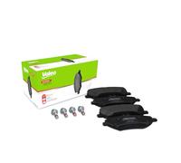 VALEO Imbottiture per freni Expert 302473A, Set di 4 imbottiture, Asse anteriore, Completamente dotato di accessori montati - Certificate ECE-R90
