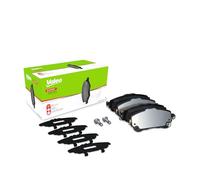 VALEO Imbottiture per freni Expert 302540A, Set di 4 imbottiture, Asse anteriore, Completamente dotato di accessori montati - Certificate ECE-R90