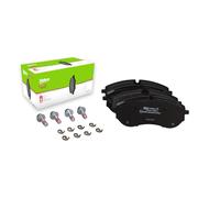 VALEO Imbottiture per freni Expert 302541A, Set di 4 imbottiture, Asse anteriore, Completamente dotato di accessori montati - Certificate ECE-R90