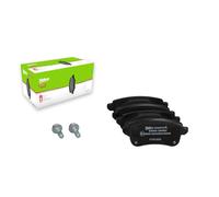 VALEO Imbottiture per freni Expert 302573A, Set di 4 imbottiture, Asse posteriore, Completamente dotato di accessori montati - Certificate ECE-R90