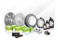 VALEO Imbottiture per freni Expert 302589A, Set di 4 imbottiture, Asse anteriore, Completamente dotato di accessori montati