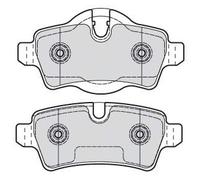 VALEO - Imbottiture per freni First - 301041 - Set di 4 imbottiture - Asse Posteriore - Completamente dotato di accessori montati.