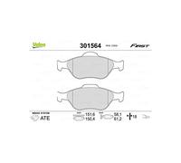 VALEO 301564 Kit pastiglie freni
