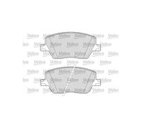 VALEO - Imbottiture per freni First - 302319 - Set di 4 imbottiture - Asse Anteriore - Completamente dotato di accessori montati.