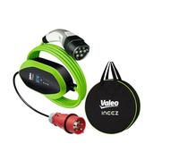 VALEO Ineez 652114 - Caricabatterie Mobile EV per Veicoli elettrici o ibridi Ricaricabili con Borsa per Il Trasporto, Presa Industriale (CEE Red) a Tipo 2-11 KW da 5 Metri