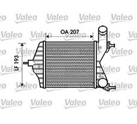 VALEO Intercooler 817882 Compatibile con: FIAT IDEA, PUNTO, LANCIA MUSA, YPSILON