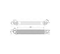 VALEO Intercooler 818580 per MINI R56 R57 R59 Countryman Cabriolet