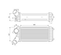 VALEO Intercooler Alluminio per Ford C-Max II Dxa / CB7 Ceù 1.6 TDCI