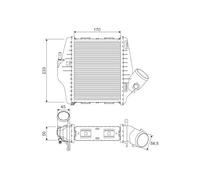 Valeo Intercooler (auto) 818543
