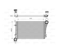 Valeo Intercooler Per Audi Seat Skoda VW