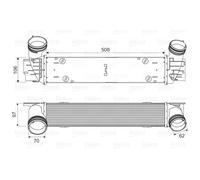 Valeo Intercooler Per BMW Serie 1 3 Serie X1
