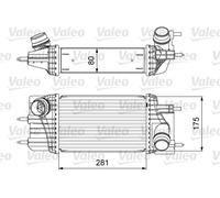 VALEO Intercooler Per Nissan Juke F15 Pulsar Hatchback C13