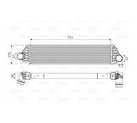 Valeo Intercooler Per Nissan Nv400 Opel Movano Renault Master