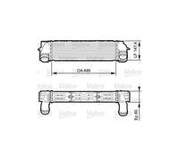 Valeo Intercooler, Raffreddamento Motore 818252 | Compatibile con: BMW X3, X4