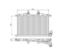Valeo Intercooler, Raffreddamento Motore 818374 | Compatibile con: CITROËN C5 III, C5 III Break, C6, PEUGEOT 407 Coupe, 508 I, 508 SW I, 508 SW Kasten/Kombi