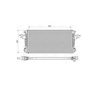 Valeo Intercooler 818567 per Opel Zafira Tourer C P12, Astra J Caravan P10 Vauxhall