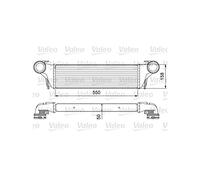 Valeo Intercooler 818618 per BMW X5 (E70/E53)