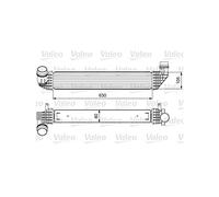 VALEO Intercooler 818636
