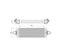 VALEO 818644 Intercooler
