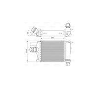 Valeo Intercooler turbo 818609