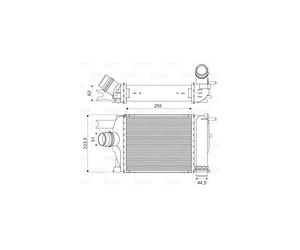 Valeo Intercooler turbo 818609