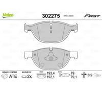 VALEO Kit pastiglie freni Anteriore per BMW 5 Sedan (F10) 5 Touring (F11) 302275