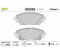 VALEO Kit pastiglie freni Anteriore per MAZDA 3 (BL) CX-3 (DK) CX-30 (DM) 302285