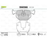 VALEO Kit pastiglie freni Posteriore per BMW 3 Sedan (E46) 5 Sedan (E39) 7 (E38)