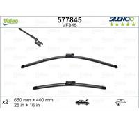 Spazzola tergicristallo VALEO Silencio Xtrm VF845, 650/400mm, Anteriore, 2 Pezzo