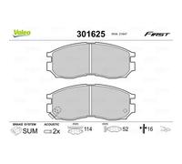 VALEO Pastiglie Freni Anteriori per Mitsubishi Galant VI Station Wagon Hyunday