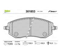 VALEO Pastiglie Freni Anteriori per Subaru Forester Impreza Station Carro