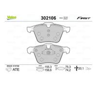 VALEO Pastiglie Freno Anteriore per Ford S-MAX WA6 2.2 TDCI 2.5 Pezzi Galaxy