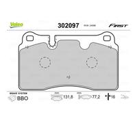 VALEO Pastiglie Freno Bremsbelegsatz Frontale per VW Touareg Seat Leon Pezzi