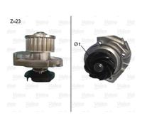 VALEO Pompa Acqua per Fiat 500 312 _ Grande Punto 199_199 Panda 169 188_188AX