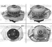Valeo Pompa acqua 506397 – Raffreddamento motore – per Fiat Uno 45 FIRE, Panda (141), Lancia Y10