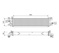 VALEO Radiatore Acqua Motore In Alluminio per Ford Kuga II 1.5 EcoBoost