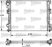 Valeo Radiatore, Raffreddamento Motore 731166 | Compatibile con: CITROËN EVASION Großraumlimousine, JUMPY I, JUMPY I Kasten, JUMPY I Pritsche/Fahrgestell, XM Break