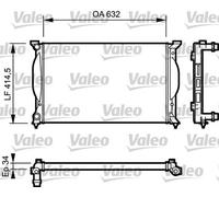 Valeo 732963 Radiatore, Raffreddamento Motore