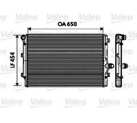 Valeo Radiatore raffreddamento motore 734333 Alluminio per VW Golf VI, Touran, Audi A3
